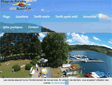 Tablet Screenshot of loisirs-nautique-isere.com